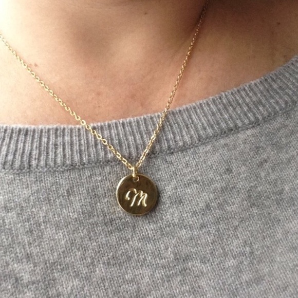 Jewelry - CUSTOM CURSIVE INITIAL PENDANT NECKLACE